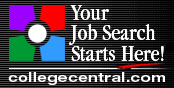College Central Network logo; Tagline Your Job Search Starts Here!