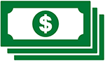 stack of money icon